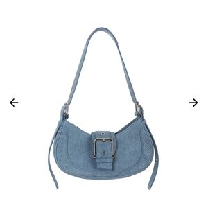 Elegant Light Blue Shoulder Bag